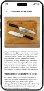 Rawteen app: Blog Detail