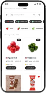 Rawteen app: Categories
