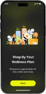 Rawteen app: Onboarding