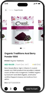 Rawteen app: Product Detail