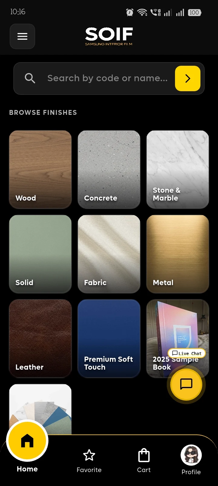 SOIF app: Browse finishes